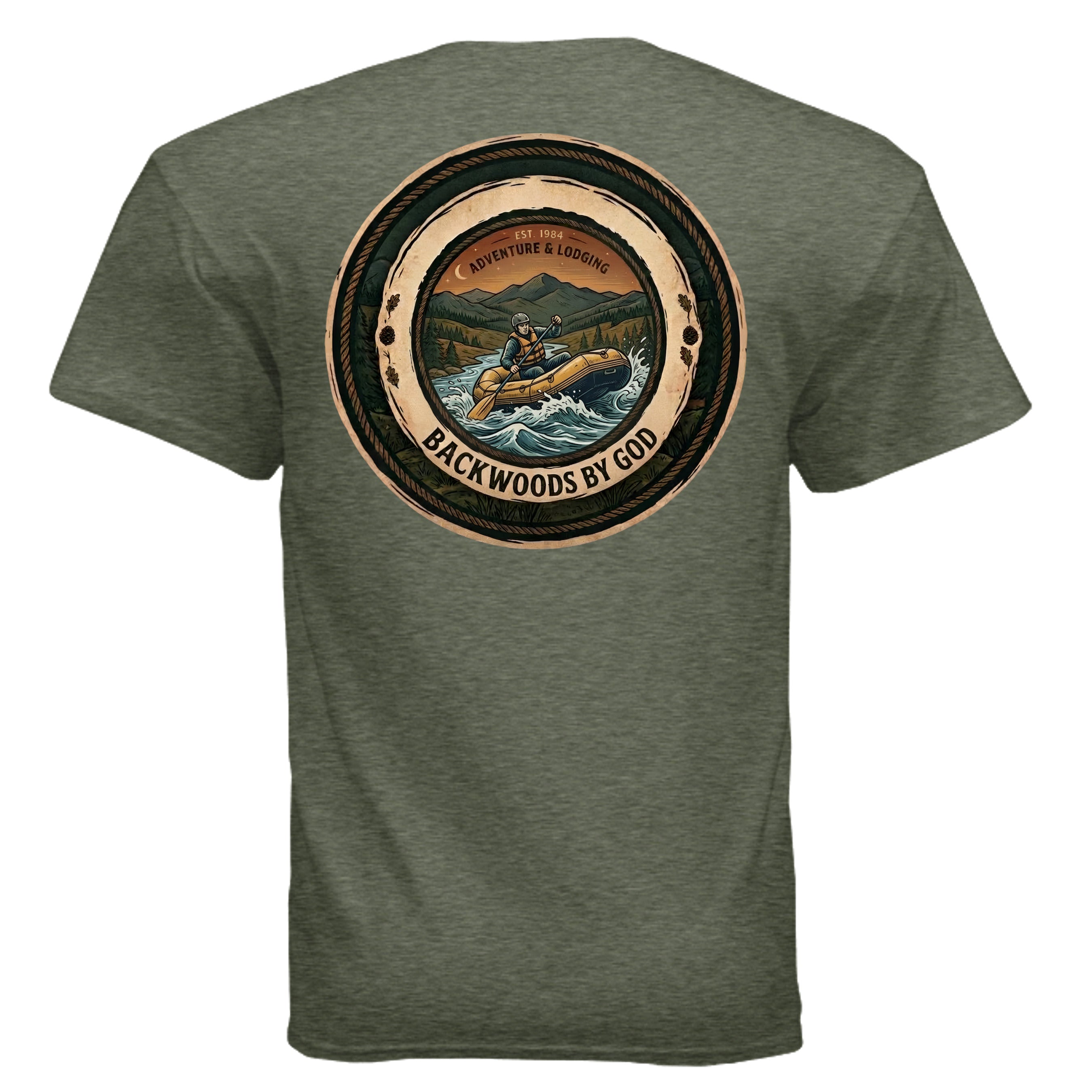 HEATHER MILITARY GREEN - G500 - BACK