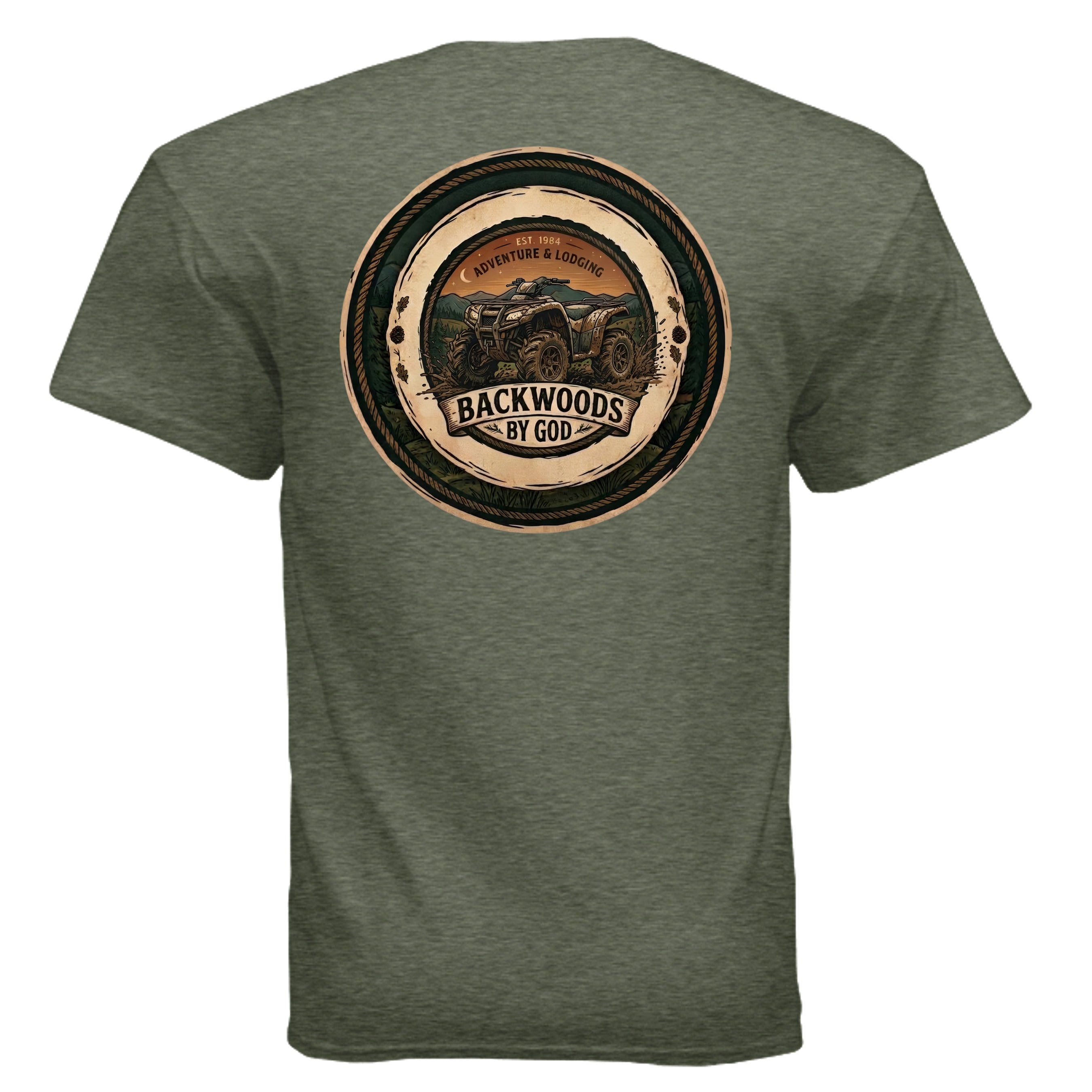 HEATHER MILITARY GREEN - G500 - BACK