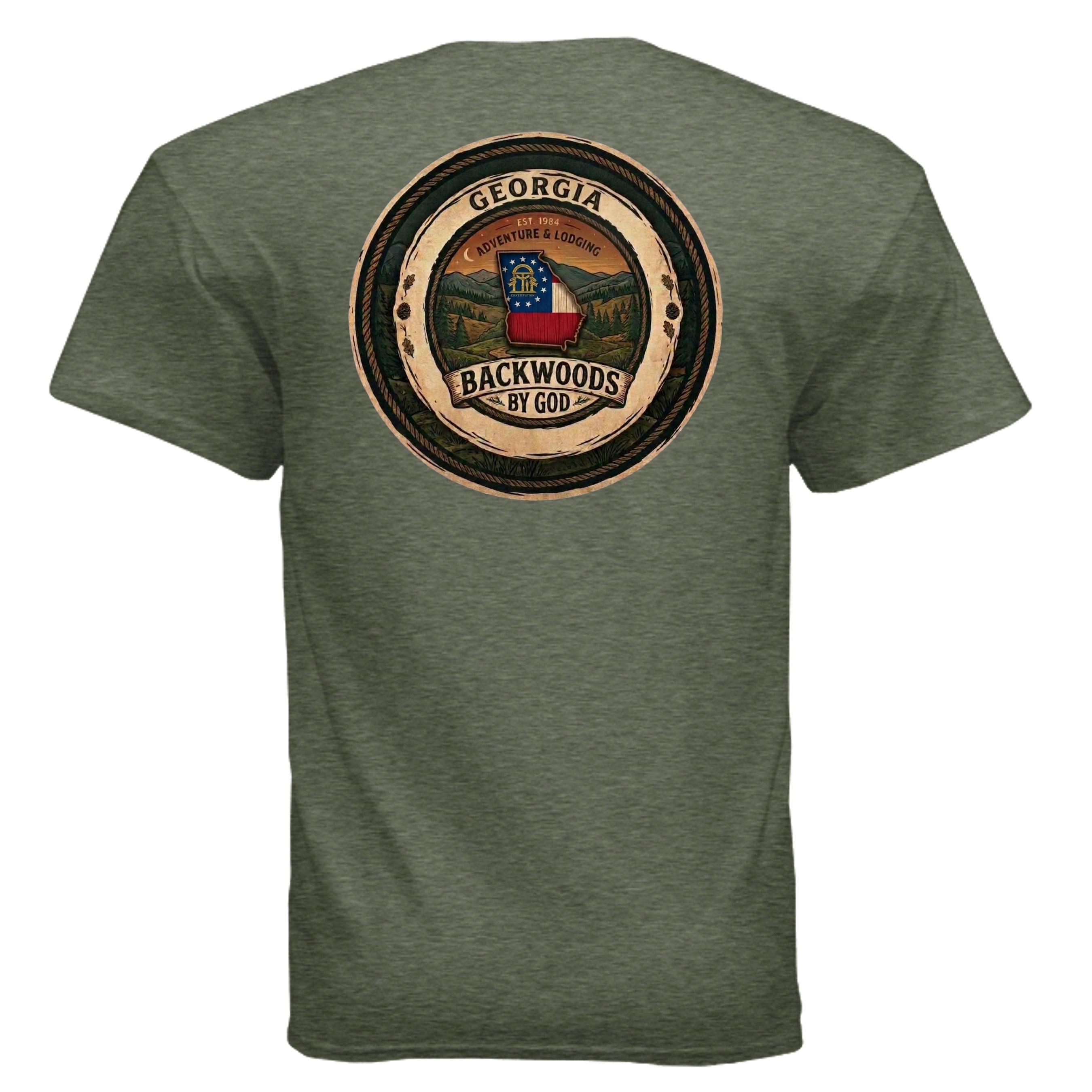 HEATHER MILITARY GREEN - G500 - BACK