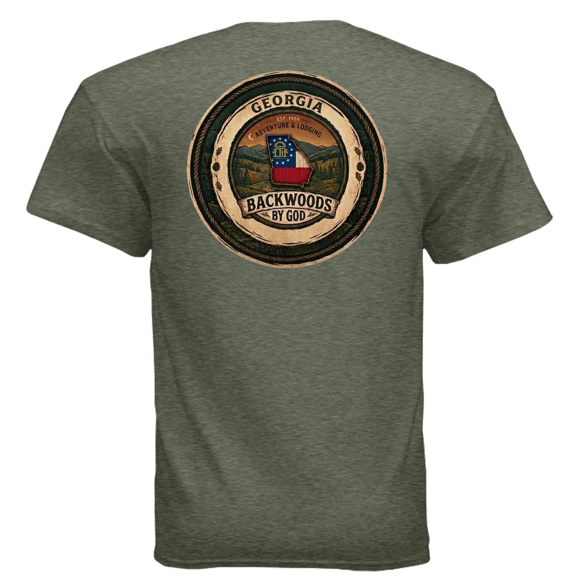 HEATHER MILITARY GREEN - G500 - BACK